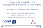The Role of Social Media in the Ebola Crisis