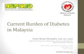 Current Burden of Diabetes in Malaysia