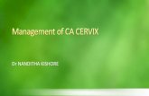 Management of ca cervix
