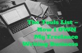 The Tools List – How I OWN My Freelance Writing Business