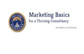 Marketing Basics for a Thriving Consultancy