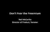 Dont Fear the Freemium