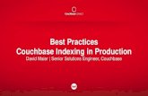 Best Practices - Couchbase Indexing in Production: Couchbase Connect 2014