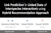 Link Prediction in Linked Data of Interspecies Interactions using Hybrid Recommendation Approach