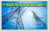power for all reality or myth