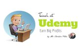 Teach at udemy - earn big profits
