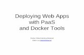 Deploying Web Apps with PaaS and Docker Tools