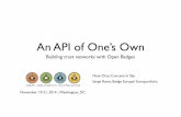 An API of One’s Own