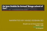 How Doshin So formed Kongo school of Zen - Narrated by Kaiso Doshin So