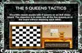 5 Queens Problem on 8x8 Chessboard With Easy Solutions