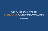 Mobile App Marketing : Useful & Easy Tips To Skyrocket Your App Downloads