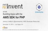 (DEV305) Building Apps with the AWS SDK for PHP | AWS re:Invent 2014