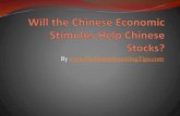 Will the Chinese Economic Stimulus Help Chinese Stocks?