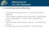 Newsroom summit 2014 summary