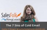 RingLead Webinar: The 7 Sins of Cold Email