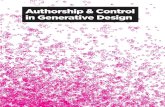 Authorship Control in Generative Design