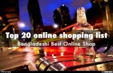Top 20 online shopping list
