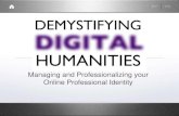 Demystifying DH Session 2 - 2014-15