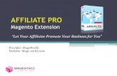 Magento Affiliate Pro extension: Building your ecommerce affiliate network