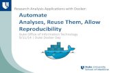 Duke Docker Day 2014: Research Applications with Docker