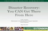 Disaster Recovery:  2012 National Extension Technology Conference