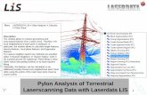Pylon analysis of LiDAR data with Laserdata LiS