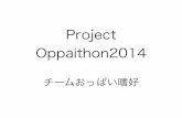 Oppaithon2014 チームおっぱい指向