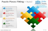 How to make create 4 puzzle pieces in a rectangle fitting design 2 powerpoint presentation slides and ppt templates graphics clipart