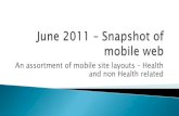 June 2011 – Snapshot of Mobile Web