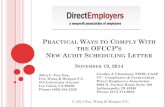 Practical Ways to Comply With the OFCCP's New Audit Scheduling Letter