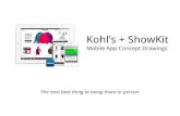 Kohl's Mobile App with ShowKit Screen Sharing Technology - Concept