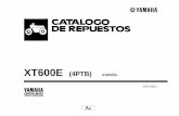 Yamaha Xt600 E Parts Catalogue Spanish