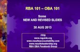 Results based accountability oba 101 new & revised slides
