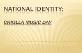 Criolla music day