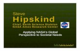 Steve Hipskind - Applying NASA’s Global Perspective to Societal Needs