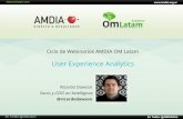 Webinario AMDIA- OM Latam: User experience analytics