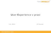 User experience v praxi