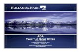 ADA - Take the Right Steps