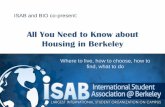 Finding Housing by the International Students Association at Berkeley (ISAB)