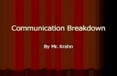 Communication Breakdown Sample