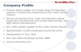 ArvinMeritor Corporate Overview