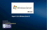 Windows server 8 and hyper v