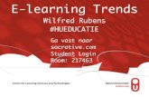Trends e-learning HU Educatie
