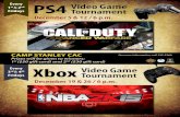 Ps4 & Xbox Video Game Tournament