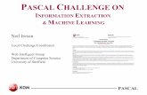 PASCAL PASCAL CHALLENGE ON INFORMATION EXTRACTION