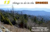 15 Things to do in the Smokies