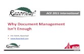Why Document Management Isn't Enough and Why PLM is Required using Aras by Razorleaf