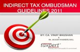 Ombudsman ppt  Taxpert Professionals _ Vinay Bhushan
