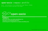 Open socio company profile