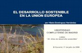 El desarrollo sostenible en la union europea